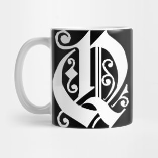 Silver Letter Q Mug